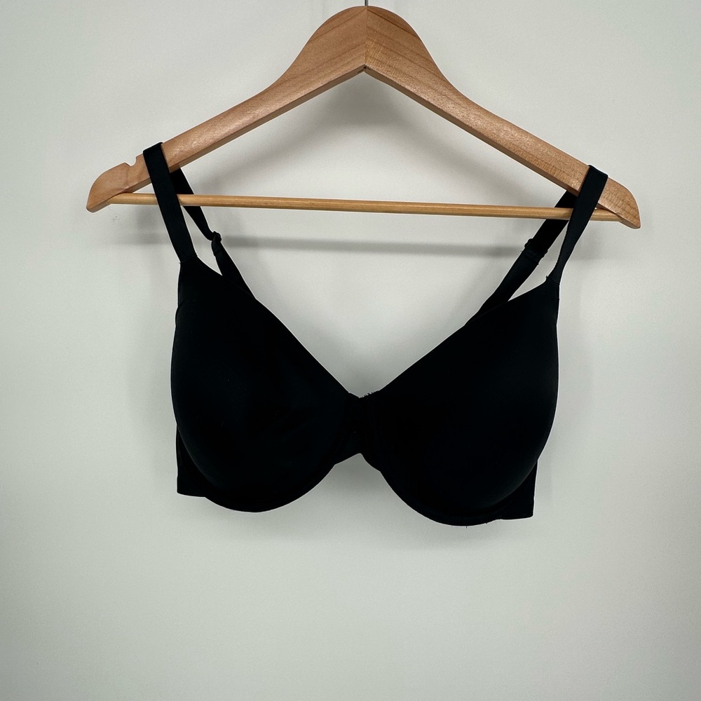 Wacoal 853342 Superbly Smooth T-Shirt Bra Black Size 34DDD